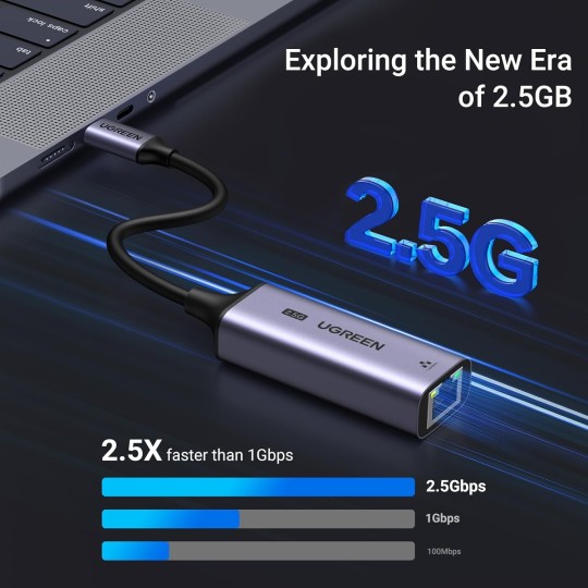 UGREEN USB-C 3.1 GEN1 To 2.5G Ethernet Adapter - CM648 - 25052