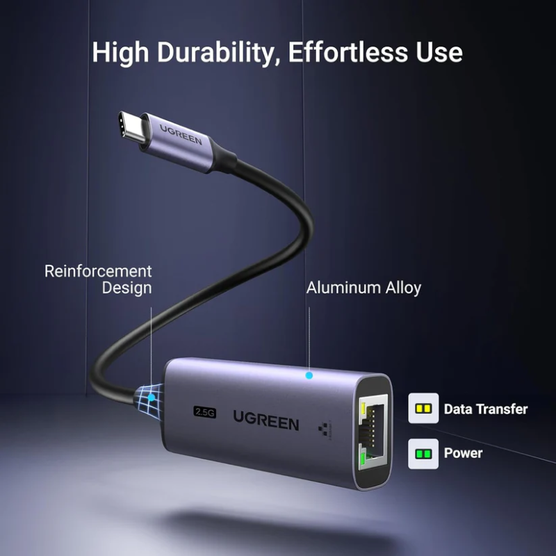 UGREEN USB-C 3.1 GEN1 To 2.5G Ethernet Adapter - CM648 - 25052