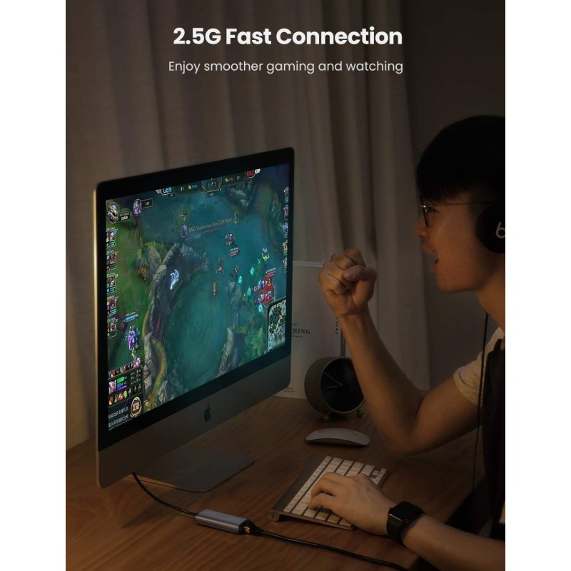 UGREEN USB-C to RJ45 2.5G Ethernet Adapter - CM275 - 70446