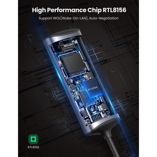 UGREEN USB-C to RJ45 2.5G Ethernet Adapter - CM275 - 70446