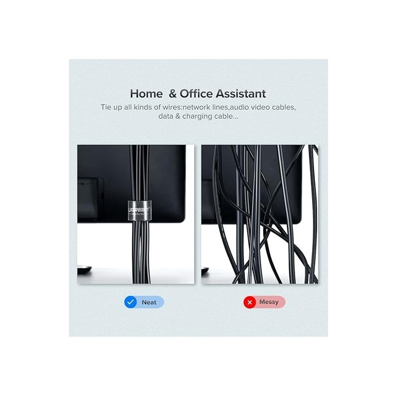 UGREEN 20mm Cable Tie Band - LP124 - 40354