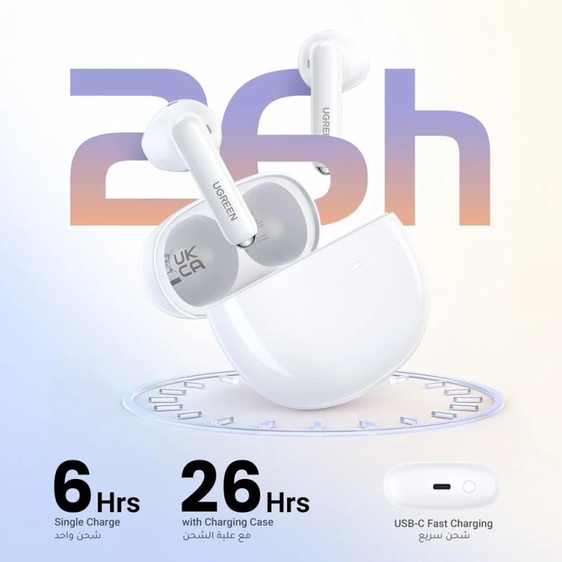 UGREEN HiTune H5  Earbuds White - WS201 - 15612