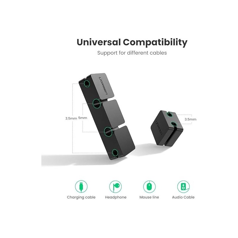 UGREEN Cable organizer 6 slot（6 Cables）- LP208 - 70585