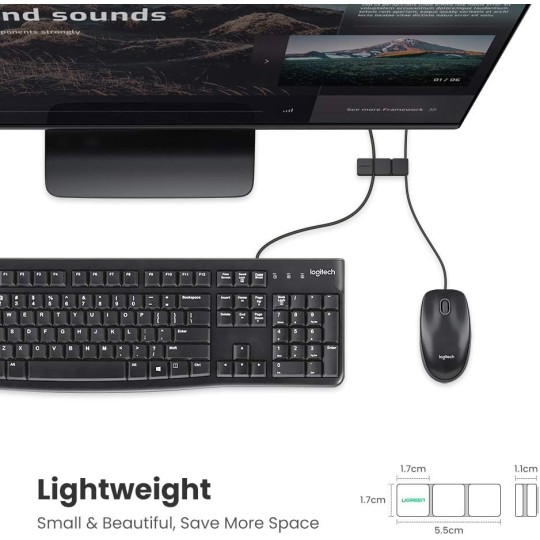 UGREEN Cable organizer 6 slot（6 Cables）- LP208 - 70585