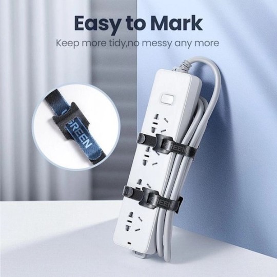 UGREEN Cable Management Sleeve*Nylon magic past*Dimensions: L180xW12mm *Material:Nylon - LP401 - 20245P20