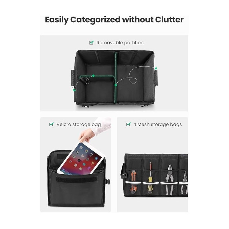 UGREEN Foldable Multifunctional Car Trunk Organizer - LP256 - 80710