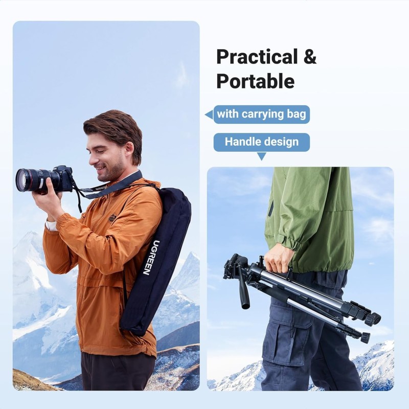 UGREEN Professional Tripod for Phone and Camera For selfie、livestream and others - LP661 - 15187