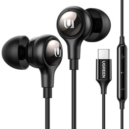 UGREEN In-Ear Earphones Type-C Black - EP103 - 30638