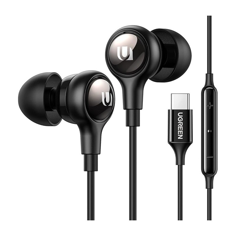 UGREEN In-Ear Earphones Type-C Black - EP103 - 30638