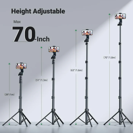 UGREEN Tripod Stand 1.7m  With Bluetooth Remote For  selfie Livestream and Others - LP680 - 15609