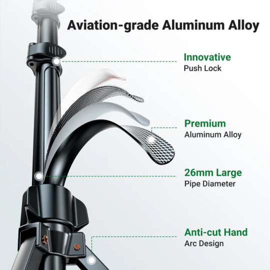 UGREEN Tripod Stand 1.7m  With Bluetooth Remote For  selfie Livestream and Others - LP680 - 15609