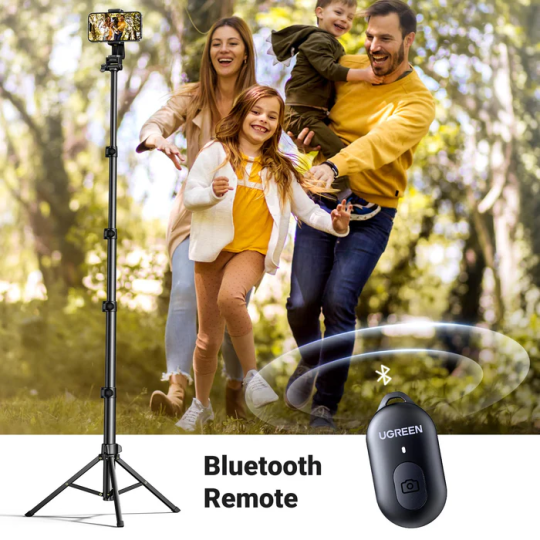 UGREEN Tripod Stand 1.7m  With Bluetooth Remote For  selfie Livestream and Others - LP680 - 15609