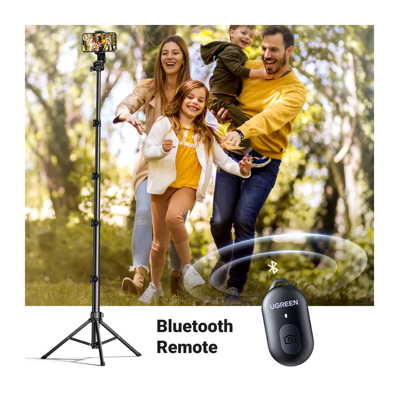 UGREEN Tripod Stand 1.7m  With Bluetooth Remote For  selfie Livestream and Others - LP680 - 15609