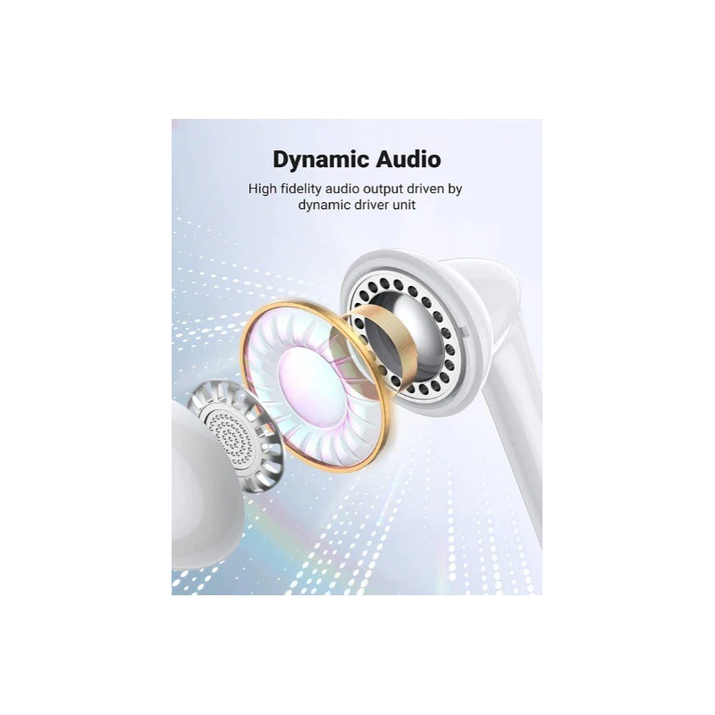 UGREEN Wired Earphones 3.5mm White - EP101 - 60692