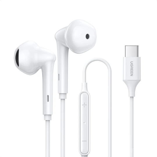 UGREEN Wired Earphones Type-C White - EP101 - 60700