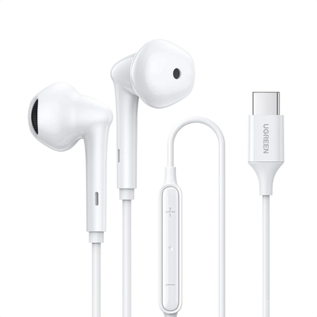 UGREEN Wired Earphones Type-C White - EP101 - 60700