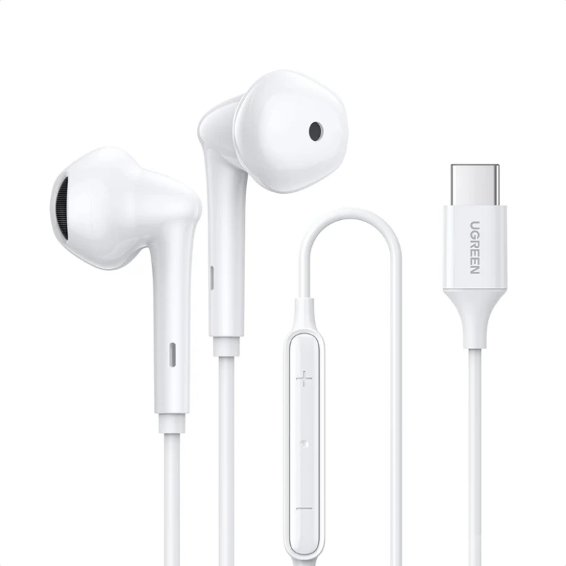 UGREEN Wired Earphones Type-C White - EP101 - 60700
