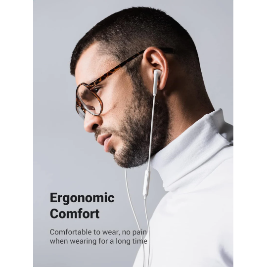 UGREEN Wired Earphones Type-C White - EP101 - 60700