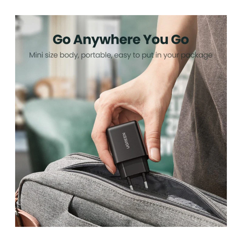 UGREEN USB-A QC 3.0 18W Charger - CD122 - 70273