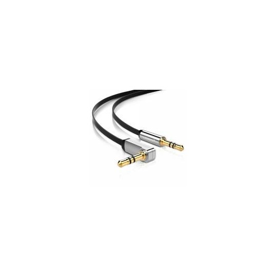 UGREEN 3.5mm Male to 3.5mm Male Straight to angle flat Cable - AV119 - 10597