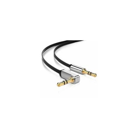 UGREEN 3.5mm Male to 3.5mm Male Straight to angle flat Cable - AV119 - 10597