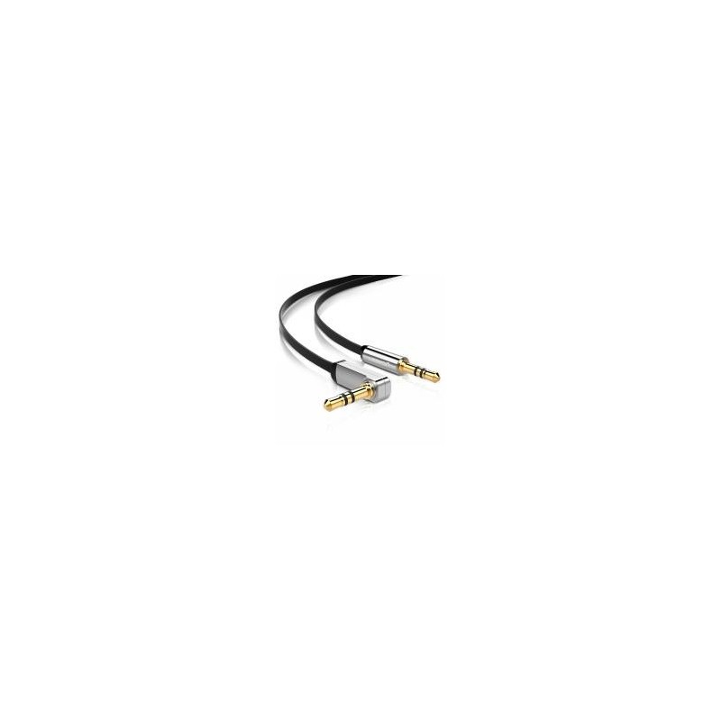 UGREEN 3.5mm Male to 3.5mm Male Straight to angle flat Cable - AV119 - 10597