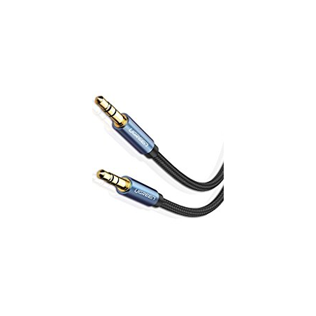 UGREEN 3.5mm Male to 3.5mm Male Cable Gold Plated Metal Case with Braid - AV112 - 10685