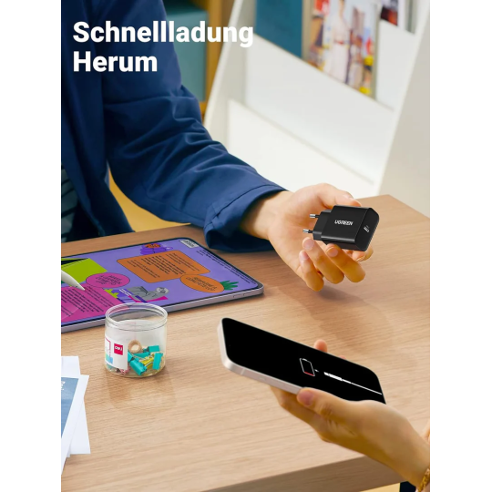 UGREEN USB-C 20W PD Charger EU - CD137 - 60450