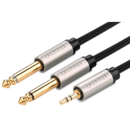 UGREEN 3.5mm TRS to Dual 6.35mm TS Audio Cable - AV126 - 10613