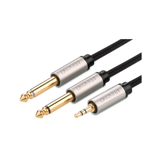 UGREEN 3.5mm TRS to Dual 6.35mm TS Audio Cable - AV126 - 10613