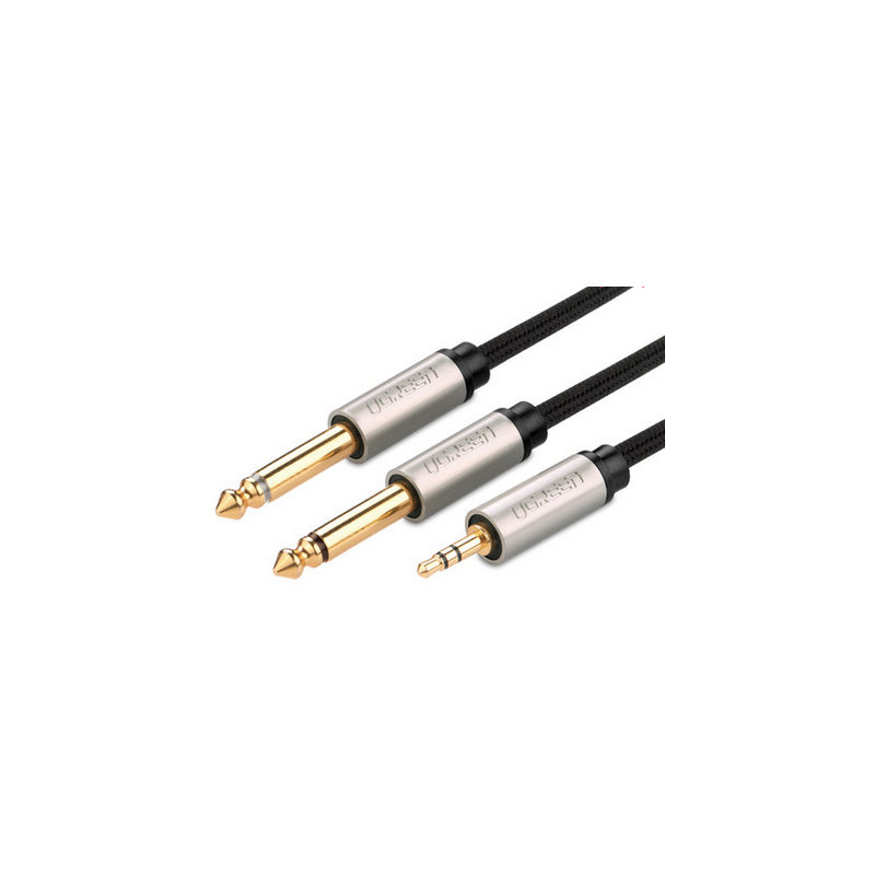 UGREEN 3.5mm TRS to Dual 6.35mm TS Audio Cable - AV126 - 10613