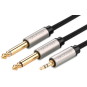 UGREEN 3.5mm TRS to Dual 6.35mm TS Audio Cable - AV126 - 10613