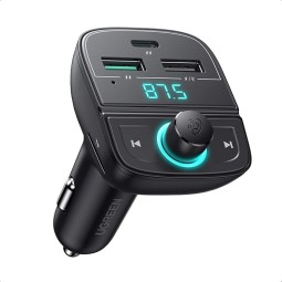 UGREEN FM&Bluetooth Transmitter&Car Charger + TF  Slot - CD229 - 80910