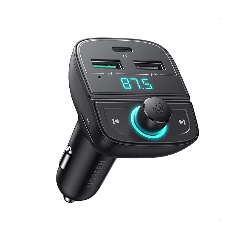 UGREEN FM&Bluetooth Transmitter&Car Charger + TF  Slot - CD229 - 80910
