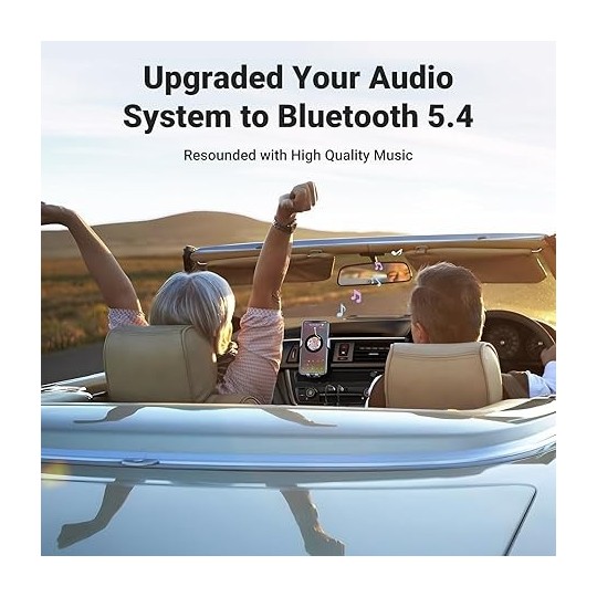 UGREEN Car Bluetooth 5.0 Receiver  Audio Adapter Black(5.0) - CM309 - 70601