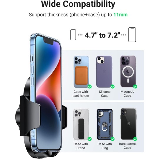 UGREEN Waterfall-Shaped Suction Cup Phone Mount Press type - LP405 - 20473