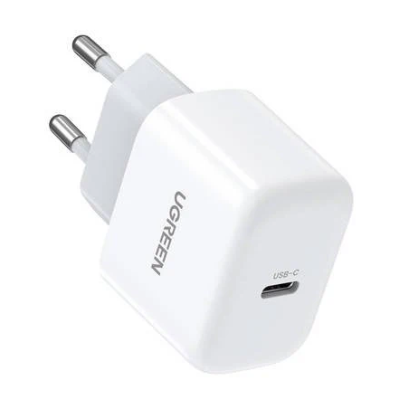 UGREEN Mini USB-C 20W PD Charger EU White - CD241 - 10220