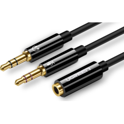UGREEN 3.5mm Female to 2 Male Audio Cable - AV140 - 20898