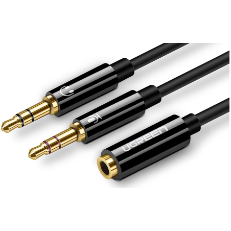 UGREEN 3.5mm Female to 2 Male Audio Cable - AV140 - 20898