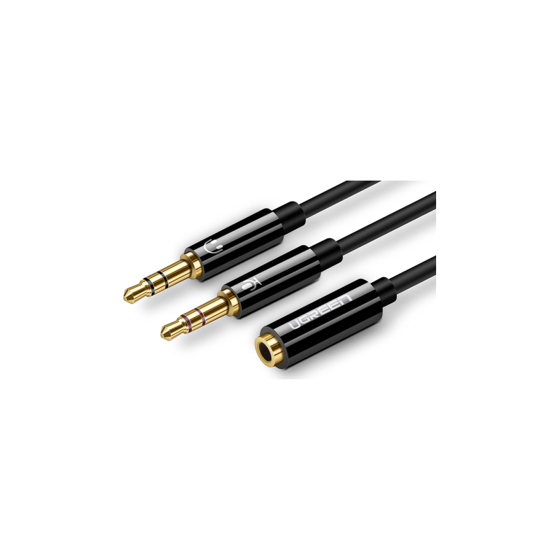 UGREEN 3.5mm Female to 2 Male Audio Cable - AV140 - 20898