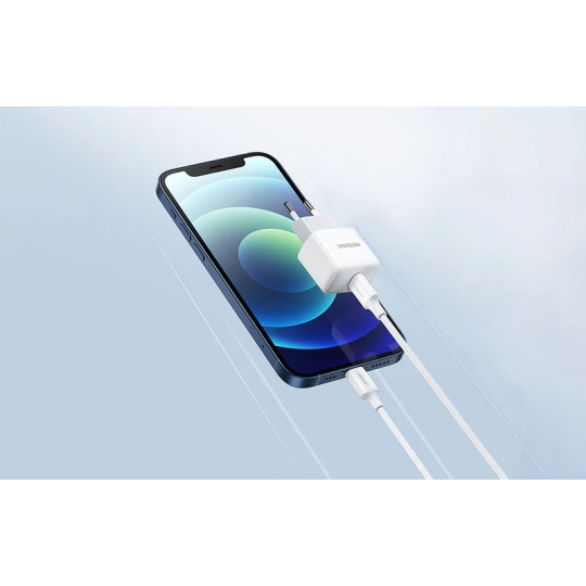 UGREEN Mini USB-C 20W PD Charger EU White - CD241 - 10220