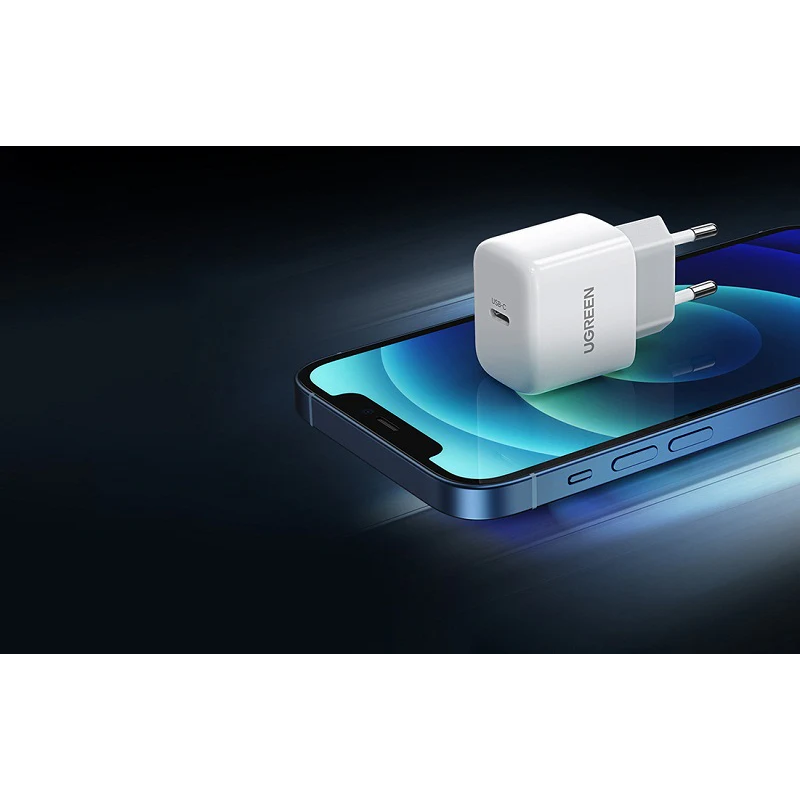UGREEN Mini USB-C 20W PD Charger EU White - CD241 - 10220