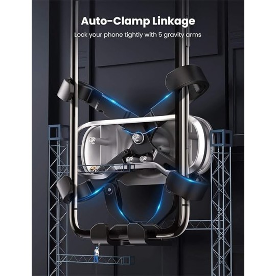 UGREEN Gravity Drive Air Vent Car Mount Phone Holder Black - LP228 - 80539