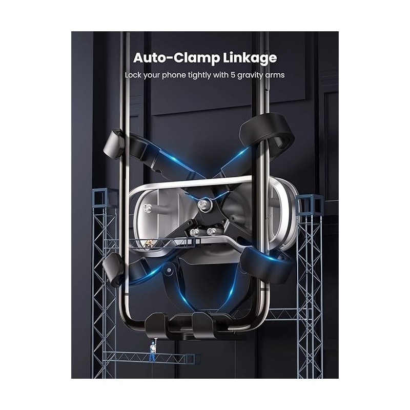 UGREEN Gravity Drive Air Vent Car Mount Phone Holder Black - LP228 - 80539