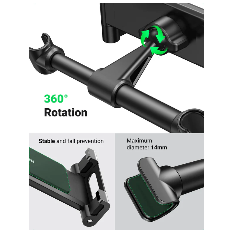 UGREEN Car Headrest Mount Holder - LP160 - 60108