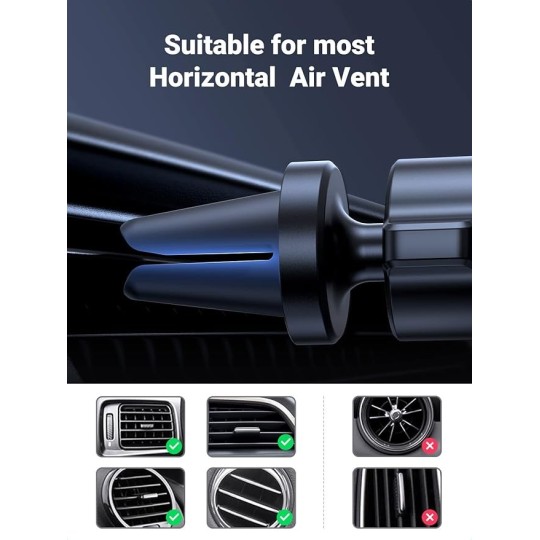 UGREEN Gravity Drive Air Vent Car Mount Phone Holder Grey - LP130 - 50564