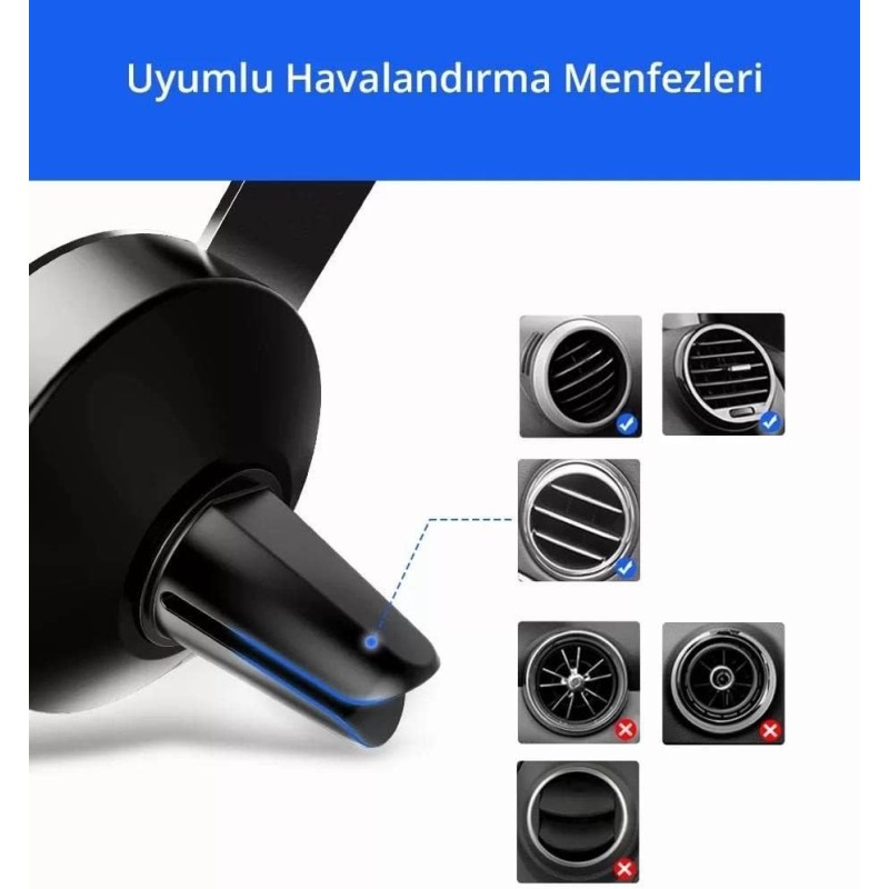 UGREEN Gravity Drive Air Vent Car Mount Phone Holder - LP130 - 40907