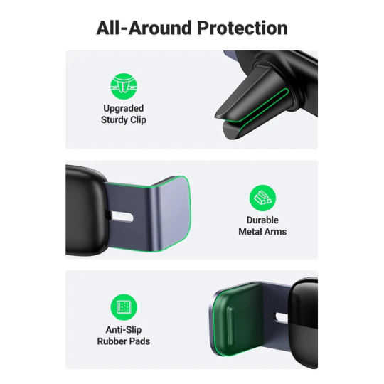 UGREEN Air Vent Car Mount Phone Holder Grey - LP120 - 10422