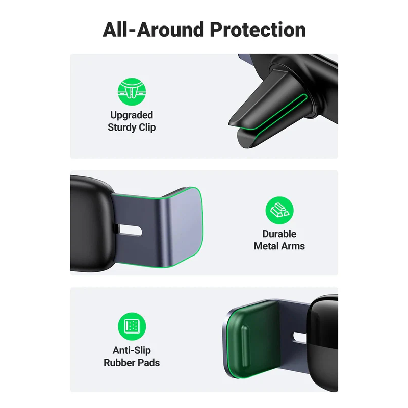 UGREEN Air Vent Car Mount Phone Holder Grey - LP120 - 10422