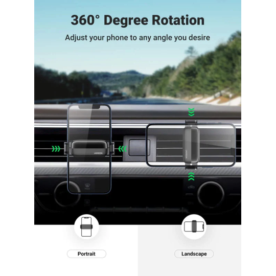 UGREEN Air Vent Car Mount Phone Holder Grey - LP120 - 10422